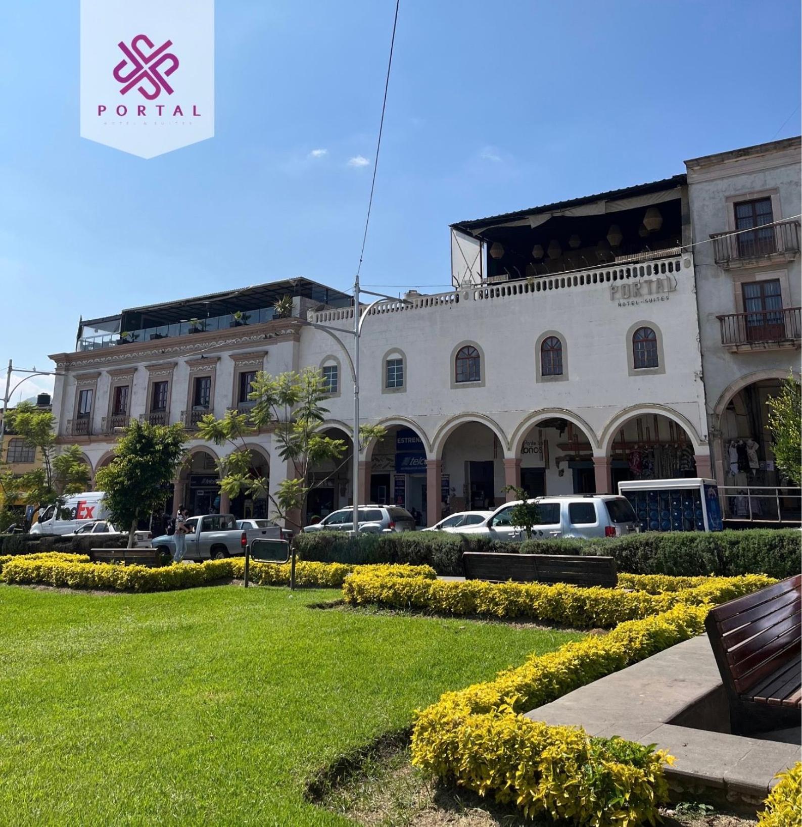 Hotel Portal & Suites Ciudad Hidalgo Buitenkant foto